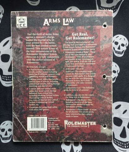 rolemaster 3e arms law
