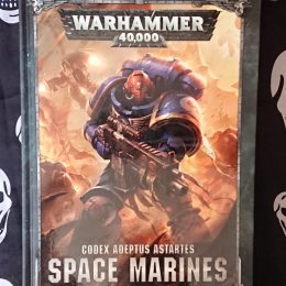 WH40K Space Marines codex 8th ed first print 2017 cover