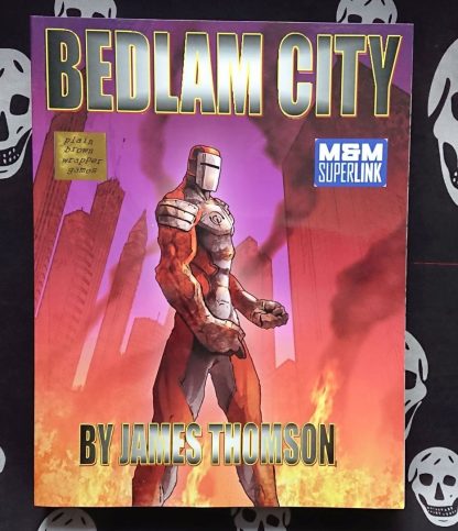 Bedlam City for Mutantas and Masterminds cover