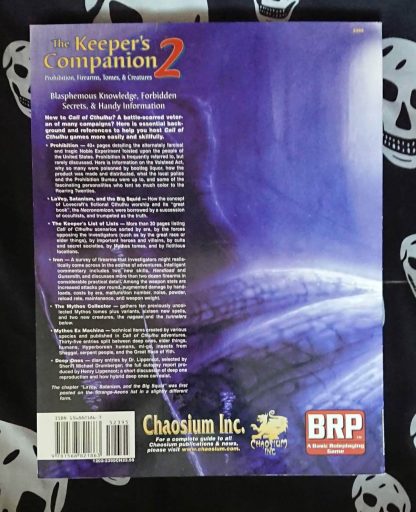 call of cthulhu 5th / 5.5 ed keeper companion 2 (2002)