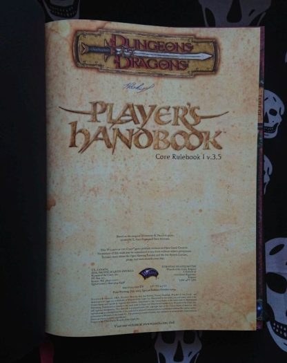 d&d 3.5 ed player's handbook special edition (2004)