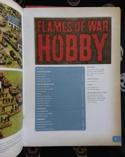 flames of war 3rd ed core rule book etc in slip case (2012)