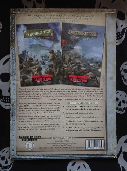 flames of war 3rd ed normandy battles: wargaming d day and beyond (2012)