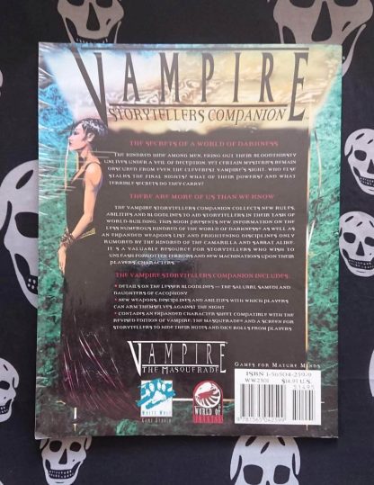 vampire: the masquerade storytellers companion (1998) ww2301