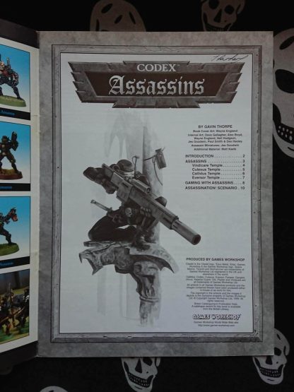warhammer 40k 3rd ed codex: assassins (1999)
