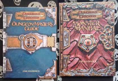 d&d 3rd ed core rulebooks bundle dungeon master's guide & monster manual (2000)