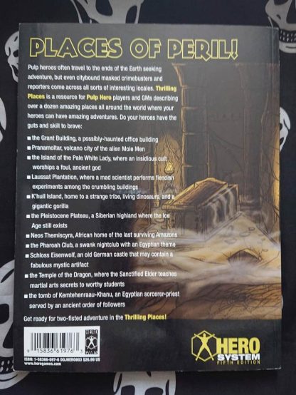 pulp hero 5th ed bundle pulp hero and thrilling places (2006) pods