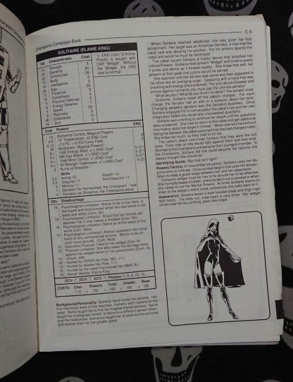 champions 4th ed rulebook (1989) as is
