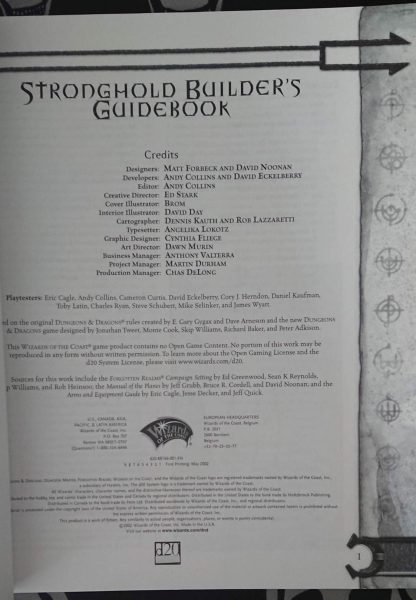 d&d 3rd ed stronghold builder's guidebook (2002)