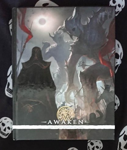 awaken rpg core rulebook and screen (2018)