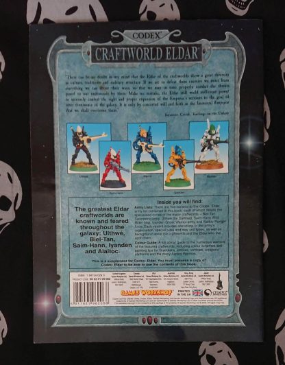 warhammer 40k 3rd ed codex supplement: craftworld eldar (2000)