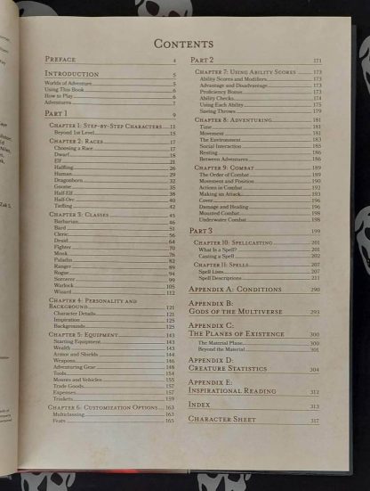 d&d 5th ed player's handbook (2014)