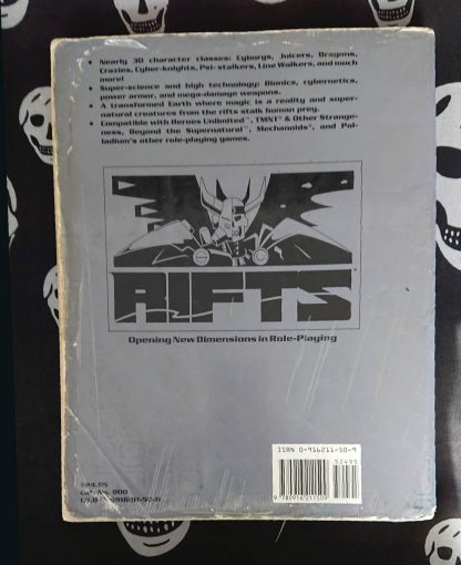 rifts rpg core rule book (1990)