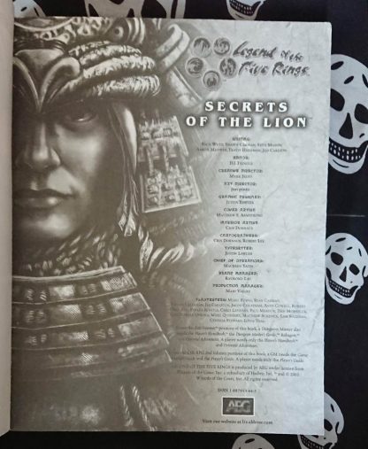 legend of the five rings 2nd ed. secrets of the lion (2003)