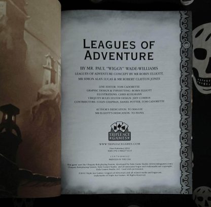 leagues of adventure: core rulebook (2012)