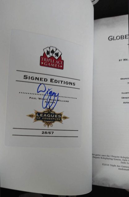 leagues of adventure: globetrotters' guide to london limited edition signed (2016)