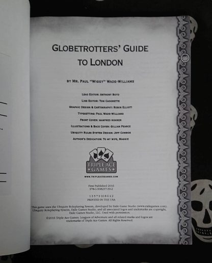 leagues of adventure: globetrotters' guide to london limited edition signed (2016)