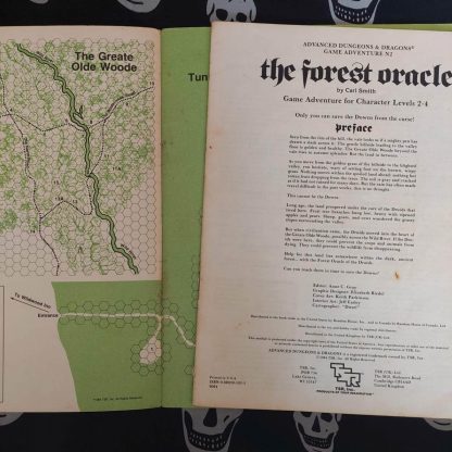 advanced dungeons & dragons 1st edition mod. n2 the forest oracle (1984) copy2