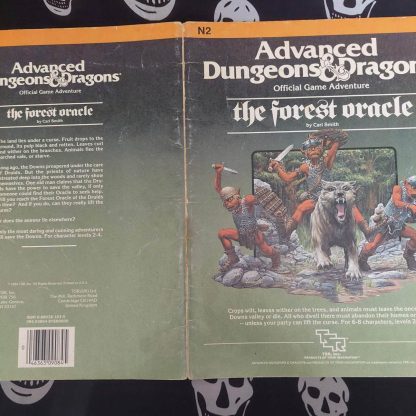 advanced dungeons & dragons 1st edition mod. n2 the forest oracle (1984) copy2