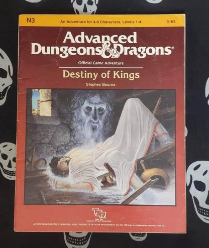 advanced dungeons & dragons 1st edition mod. n3 destiny of kings (1986) copy2