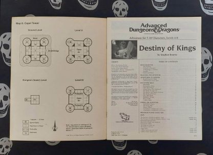 advanced dungeons & dragons 1st edition mod. n3 destiny of kings (1986) copy2