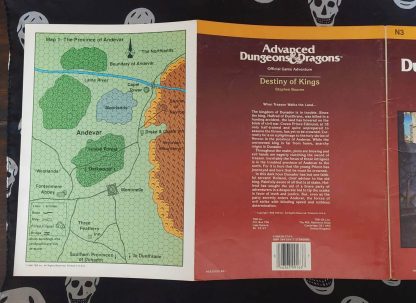 advanced dungeons & dragons 1st edition mod. n3 destiny of kings (1986) copy2