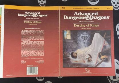 advanced dungeons & dragons 1st edition mod. n3 destiny of kings (1986) copy2