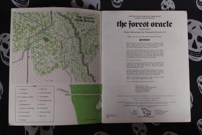 advanced dungeons & dragons 1st edition module n2 the forest oracle (1984)