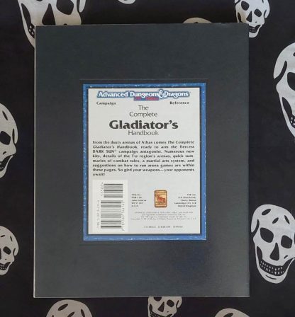 advanced dungeons & dragons 2nd edition cgr2 complete gladiator's handbook. as is (1993)