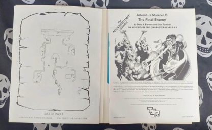 advanced dungeons & dragons 1st edition mod. u3 the final enemy (1983)