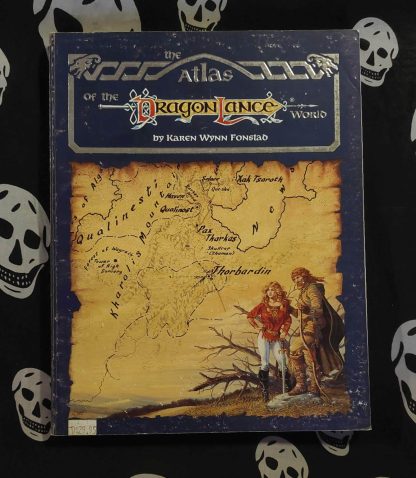 advanced dungeons & dragons 1st edition atlas of the dragonlance world (1987)