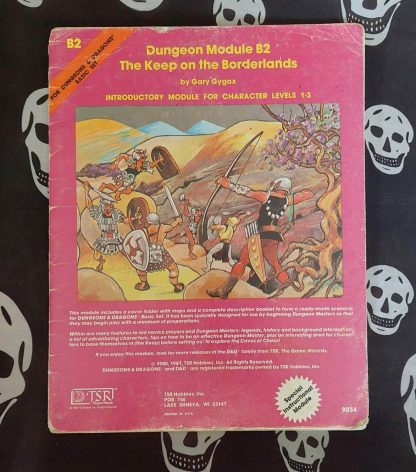 dungeons & dragons 1st edition mod. b2 keep on the borderlands (1981) c2