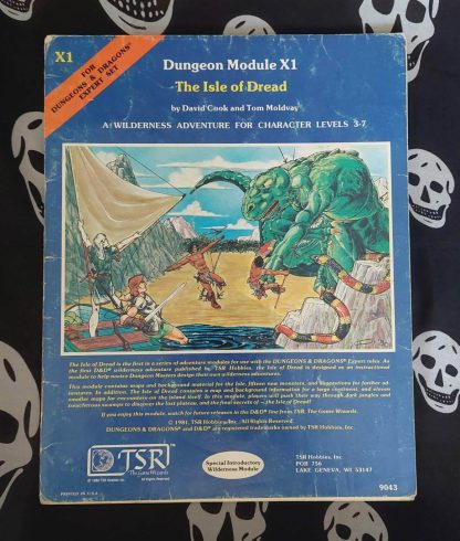 dungeons & dragons 1st edition mod. x1 isle of dread (1981) copy3