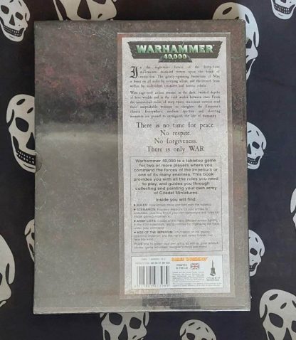 warhammer 40k 3rd ed core rule book in slipcase (1998)