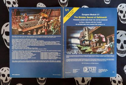 advanced dungeons & dragons 1st edition mod. u1 sinister secret of saltmarsh (1981)