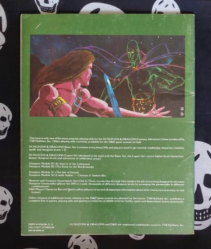 dungeons & dragons 1st edition mod. b3 palace of the silver princess green cover (1981) copy2