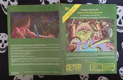 dungeons & dragons 1st edition mod. b3 palace of the silver princess green cover (1981) copy2