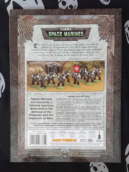 warhammer 40k 3rd ed codex: space marines (1998)