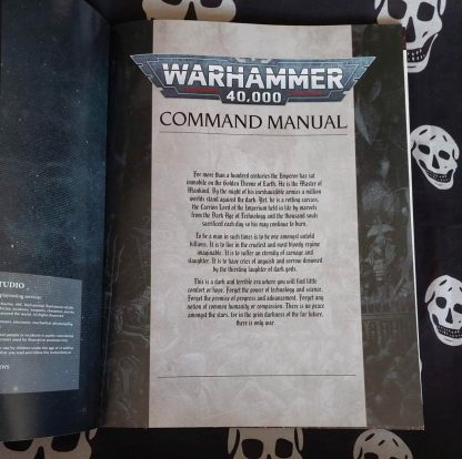 warhammer 40k 9th ed command edition: command manual manual only (2020)