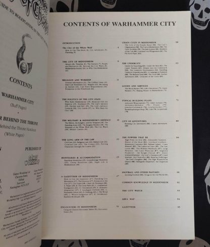 warhammer fantasy roleplay 1st ed city of chaos (1991)