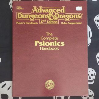 advanced dungeons & dragons 2nd edition phbr5 psionics handbook (1991)