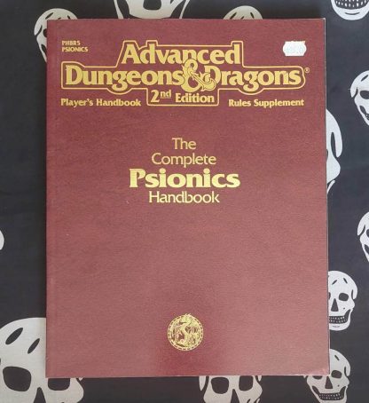 advanced dungeons & dragons 2nd edition phbr5 psionics handbook (1991)