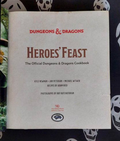 dungeons & dragons 5th edition (circa). official d&d cookbook: heroes' feast (2020)