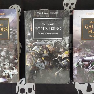 warhammer 40k the horus heresy novels: books i iii horus rising, false gods and galaxy in flames(2006)