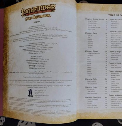 pathfinder rpg 1st ed core rulebook h/c (2012)