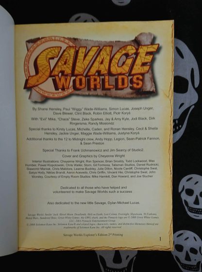 savage worlds explorer's guide (2009)