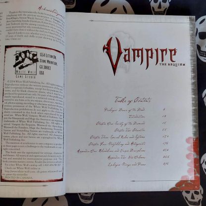 new world of darkness vampire: the requiem 1st ed. rulebook (2004) ww25000