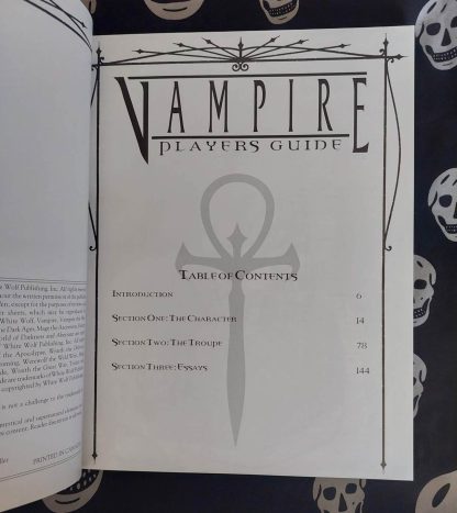 world of darkness vampire: the masquerade revised ed. vampire players guide (2003) ww2305