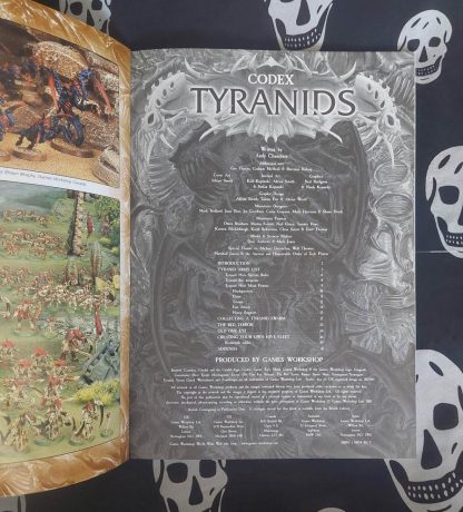 warhammer 40k 3rd ed codex: tyranids (2001)