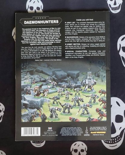 warhammer 40k 3rd ed codex: daemonhunters (2003)